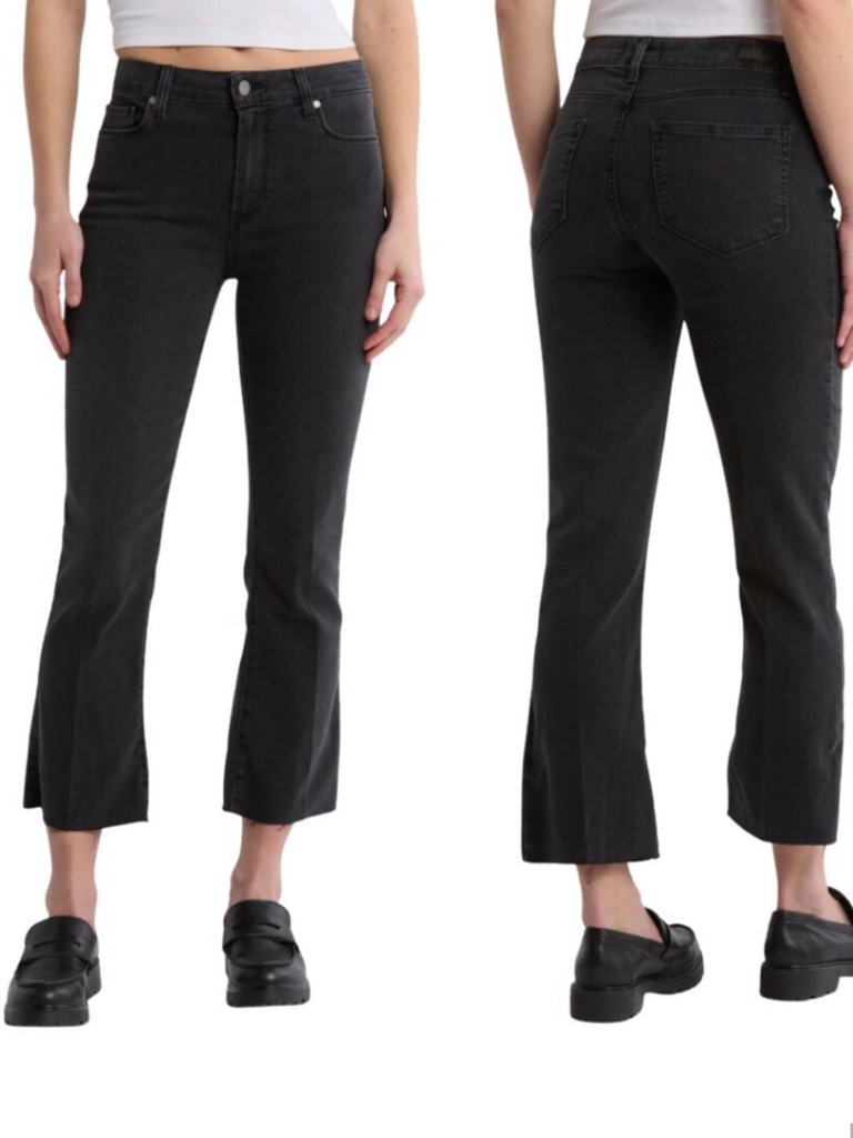 New Paige Rory Crop Flare Jeans